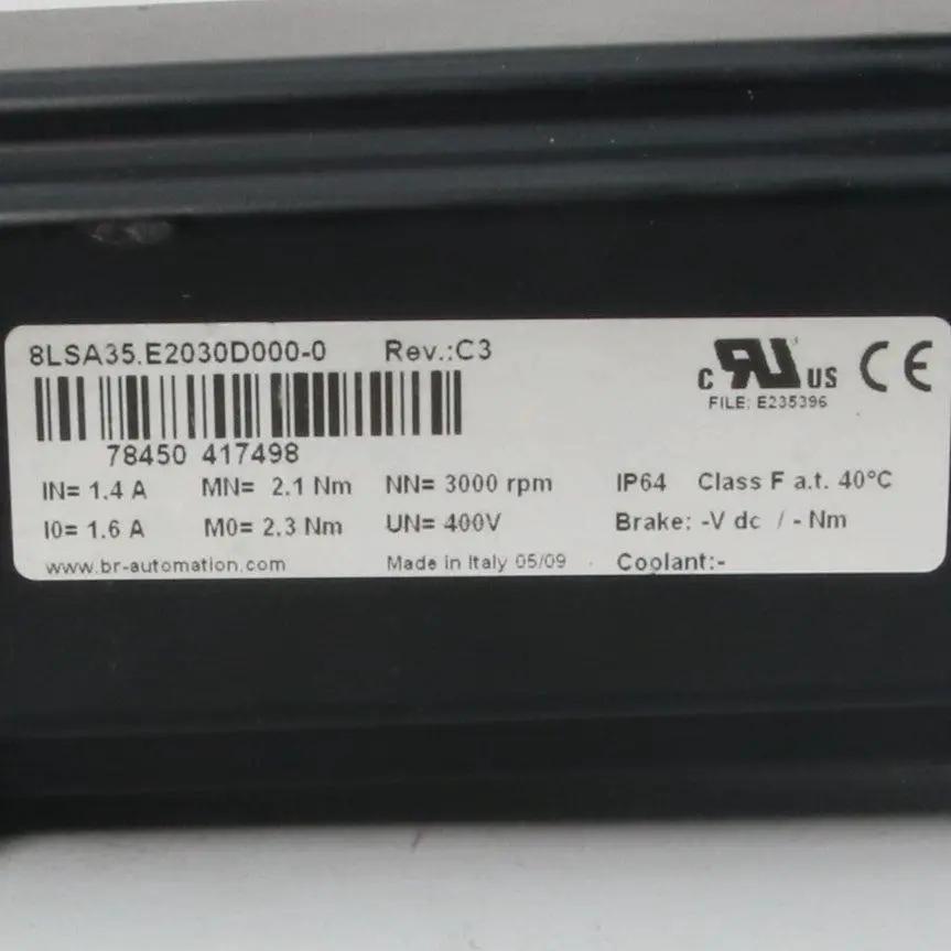 B&R Automation 8LSA35 E2030D000 0 Servo Motor
