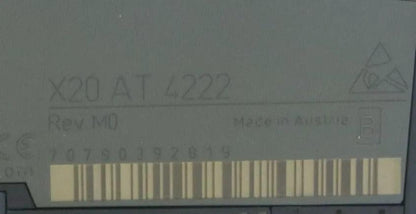 B&R Automation X20 AT 4222 Temperature Input Module