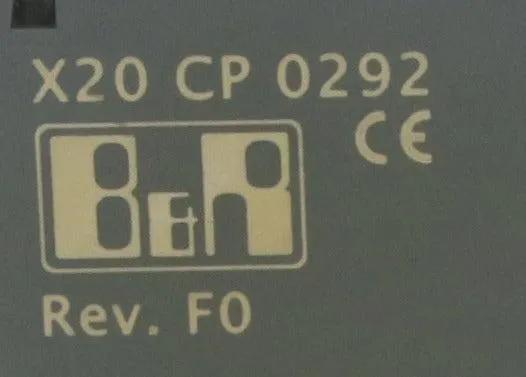 B&R Automation X20 CP 0292 CPU Module