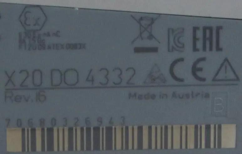 B&R Automation X20 DO 4332 Digital Output Module