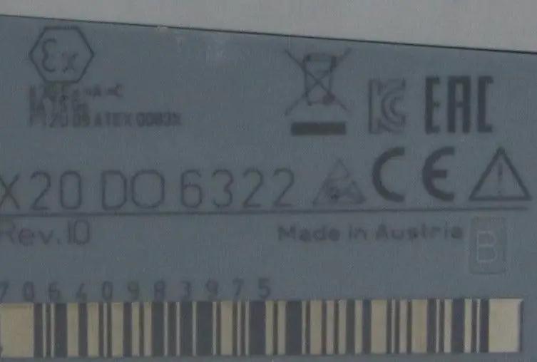 B&R Automation X20 DO 6322 Digital Output Module