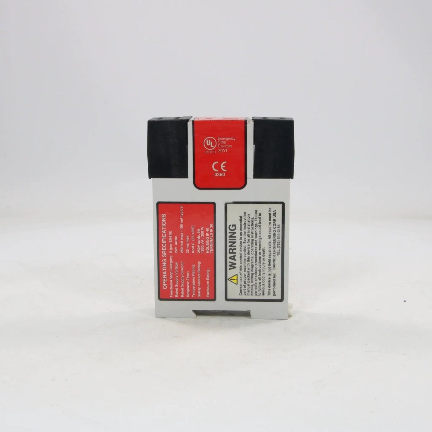 Banner Machine Safety ES-FA-9A Safety Relay