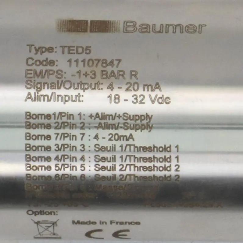 Baumer TED5 Pressure Switch 11107847