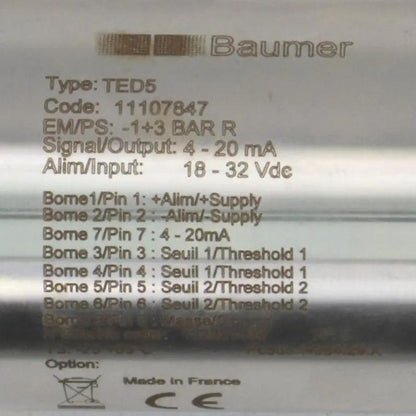 Baumer TED5 Pressure Switch 11107847