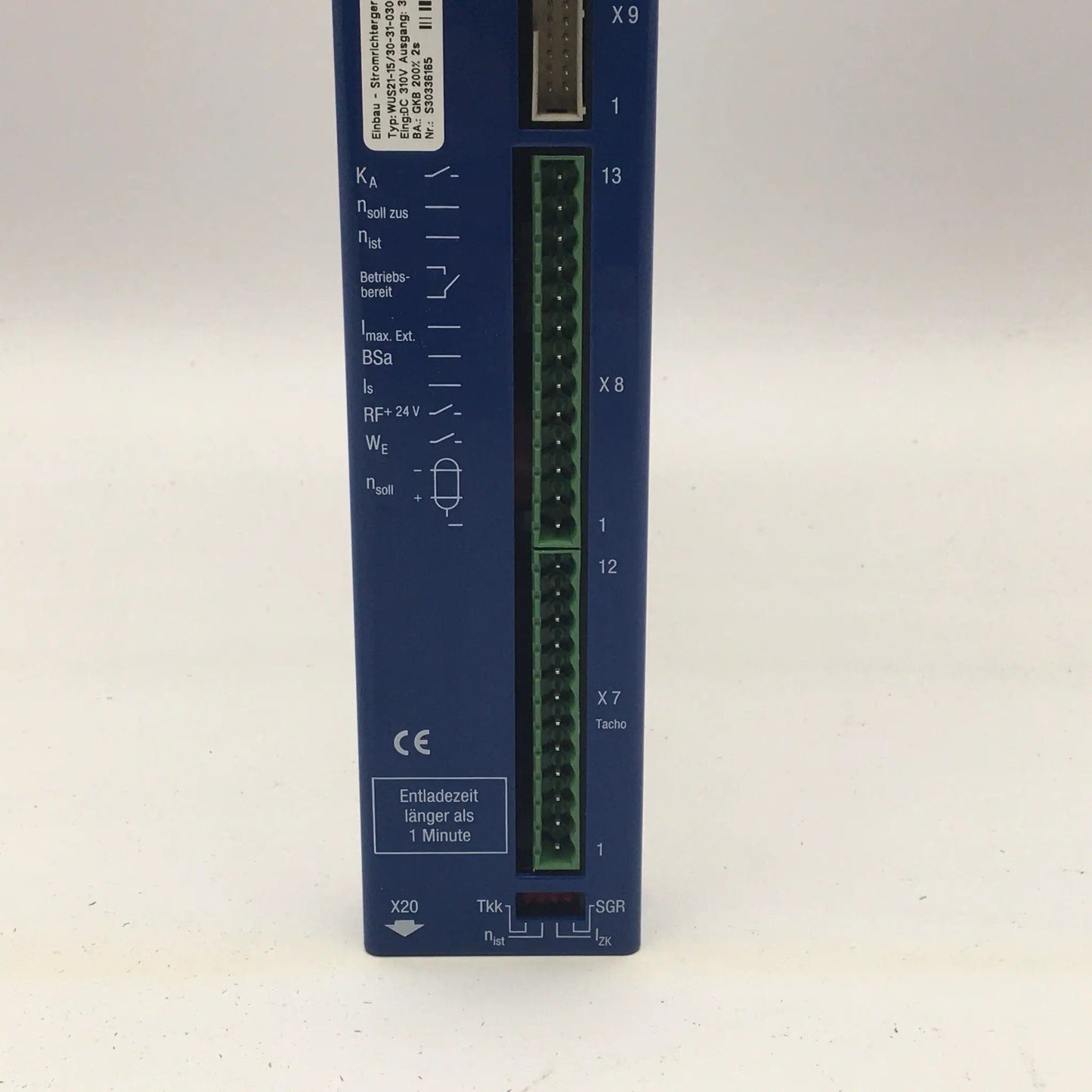 Baumüller Weber Servo Drive WUS21-15-30-31-030