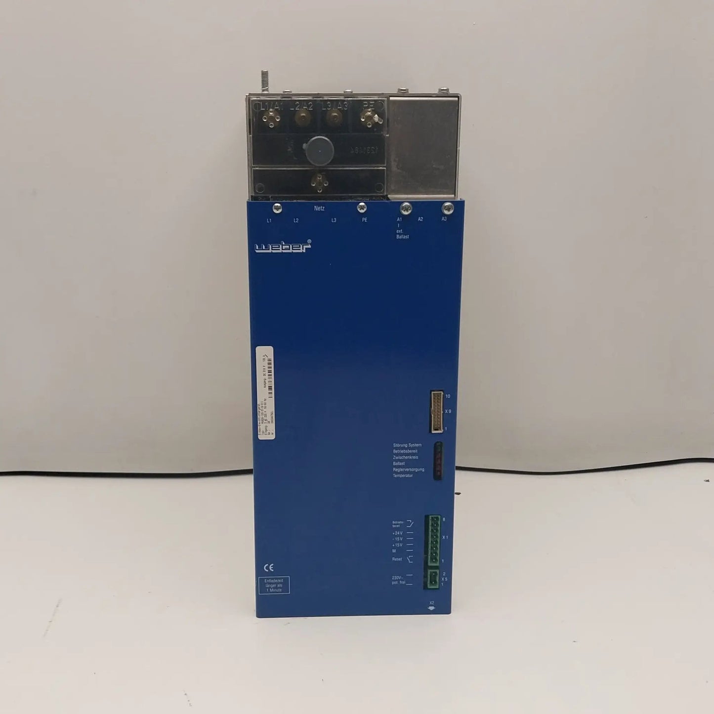 Baumuller/Weber WUG20 120 31 B Servo Power Supply Unit