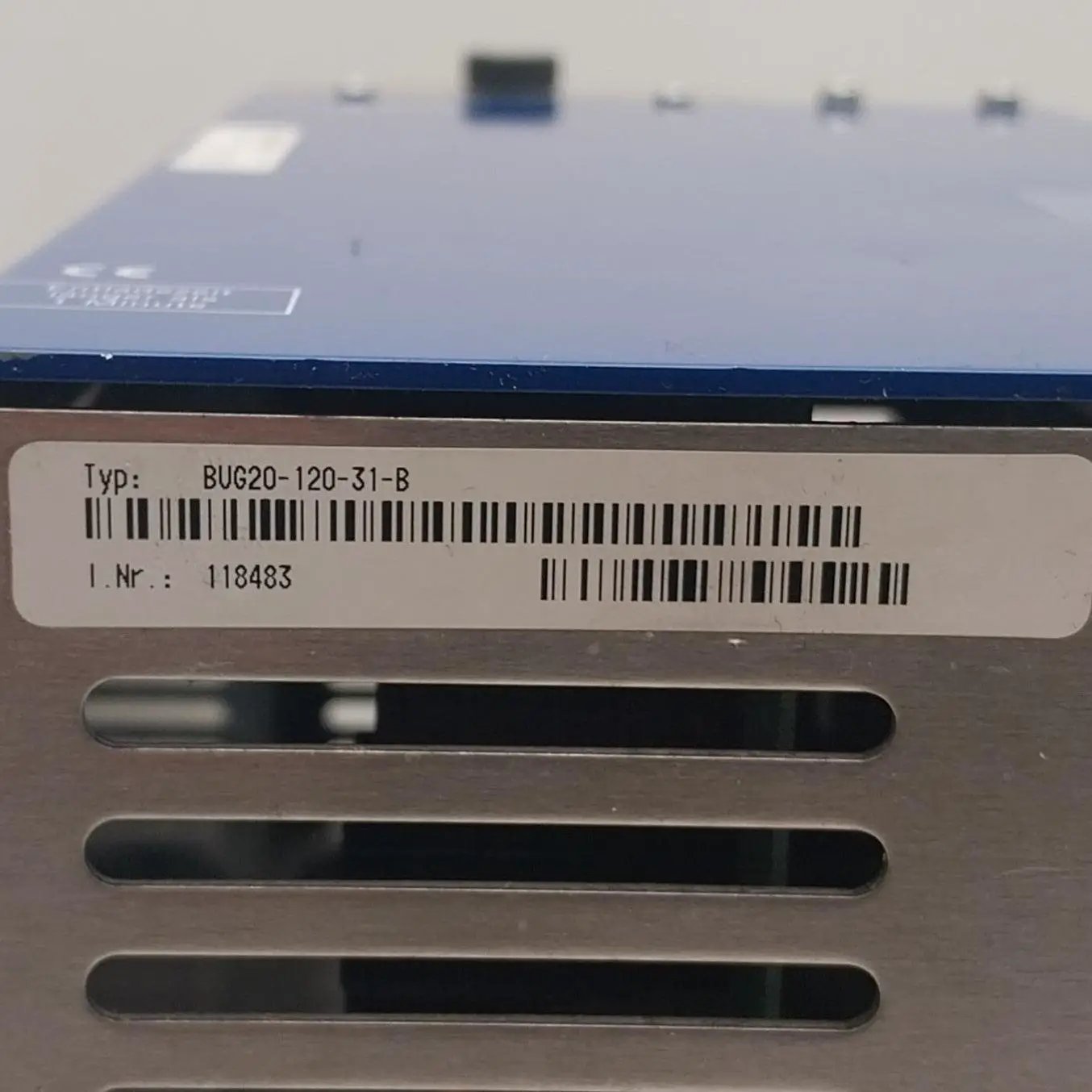 Baumuller/Weber WUG20 120 31 B Servo Power Supply Unit