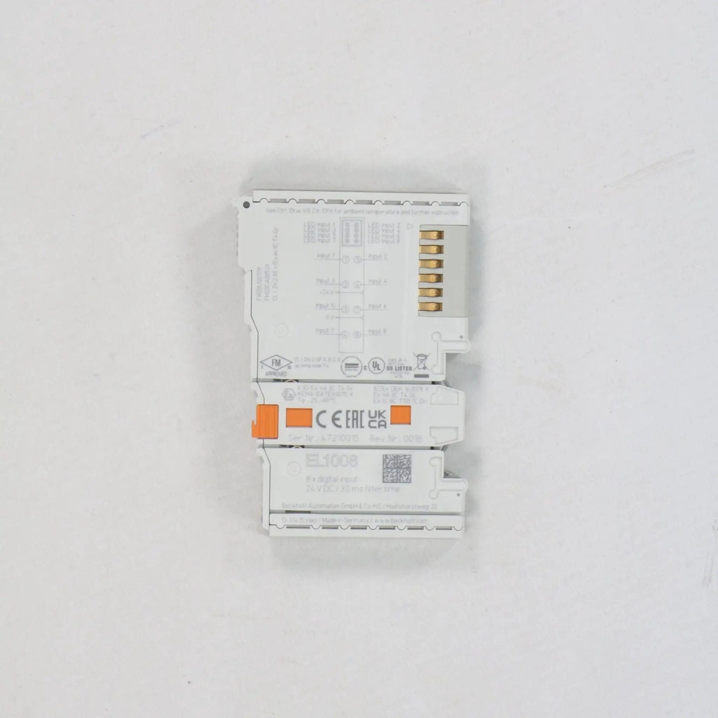 Beckhoff EL1008 EtherCat Terminal
