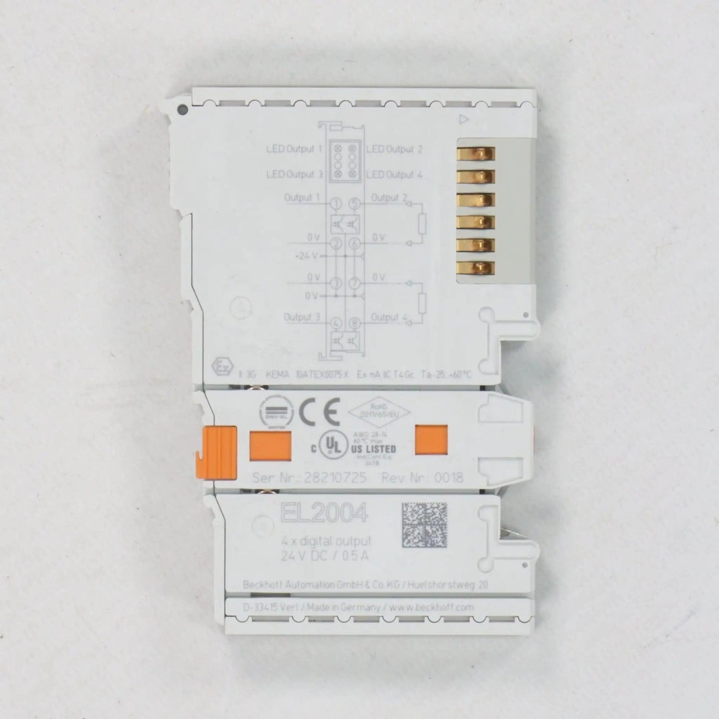 Beckhoff EL2004 EtherCat Terminal