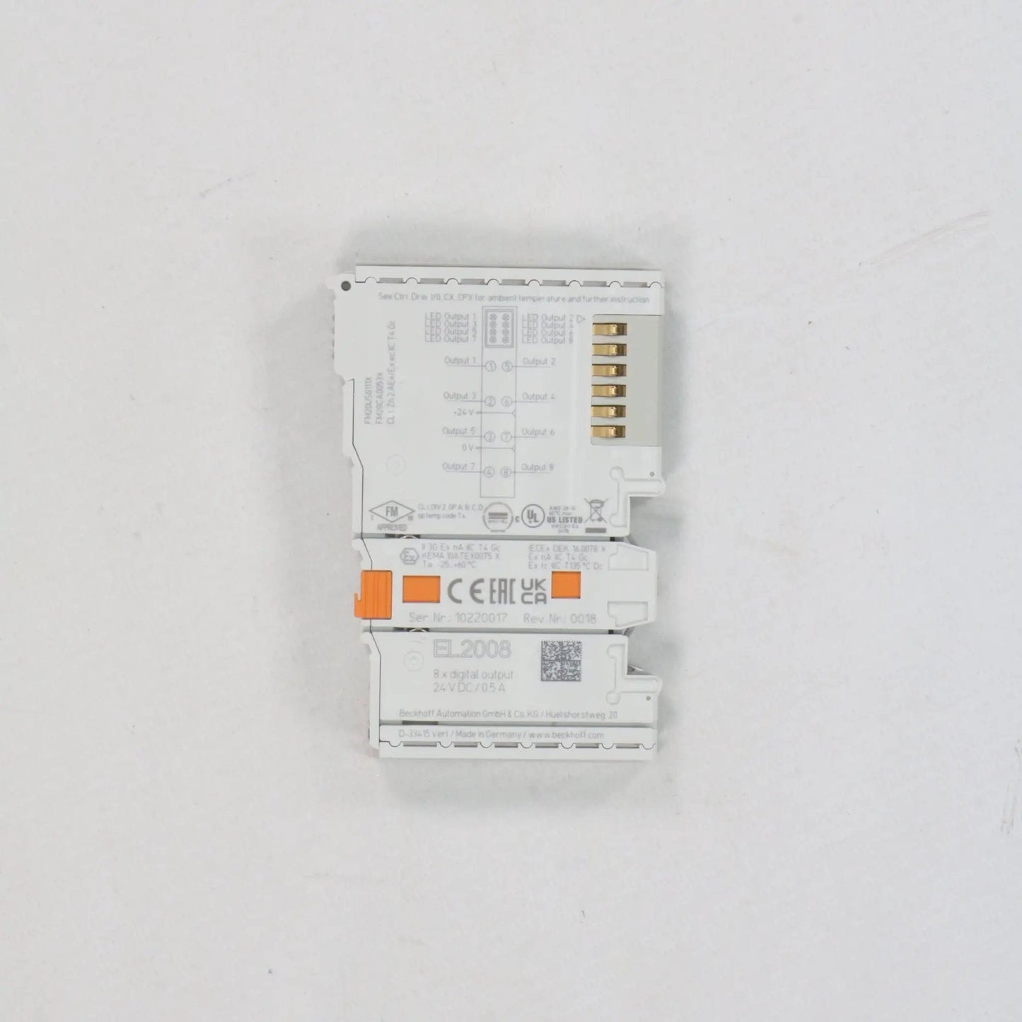 Beckhoff EL2008 EtherCat Terminal