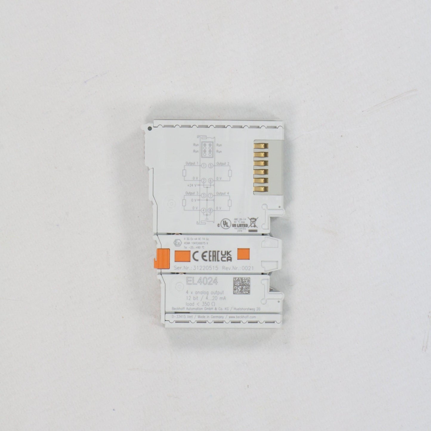 Beckhoff EL2024 EtherCat Terminal