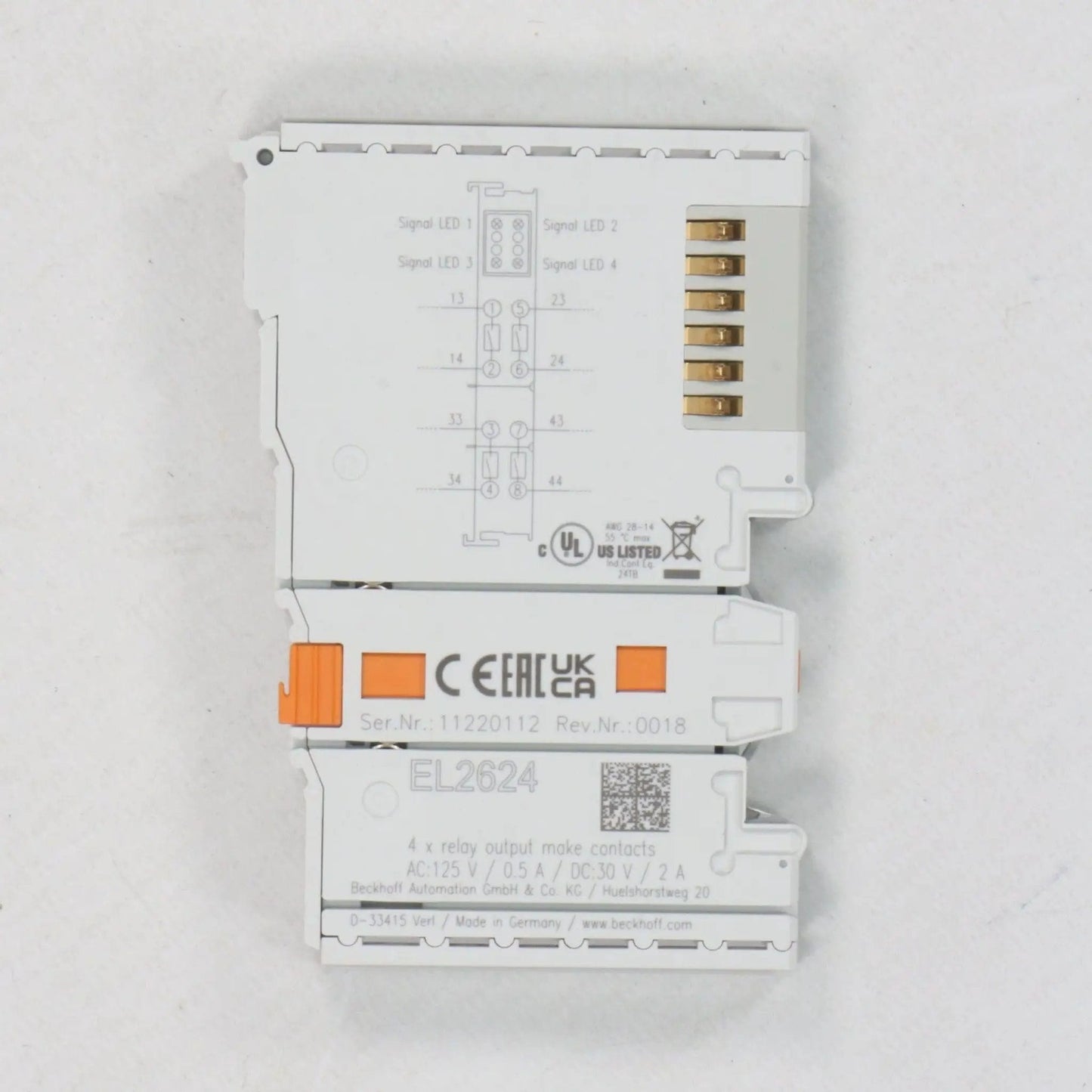 Beckhoff EL2624 EtherCat Terminal
