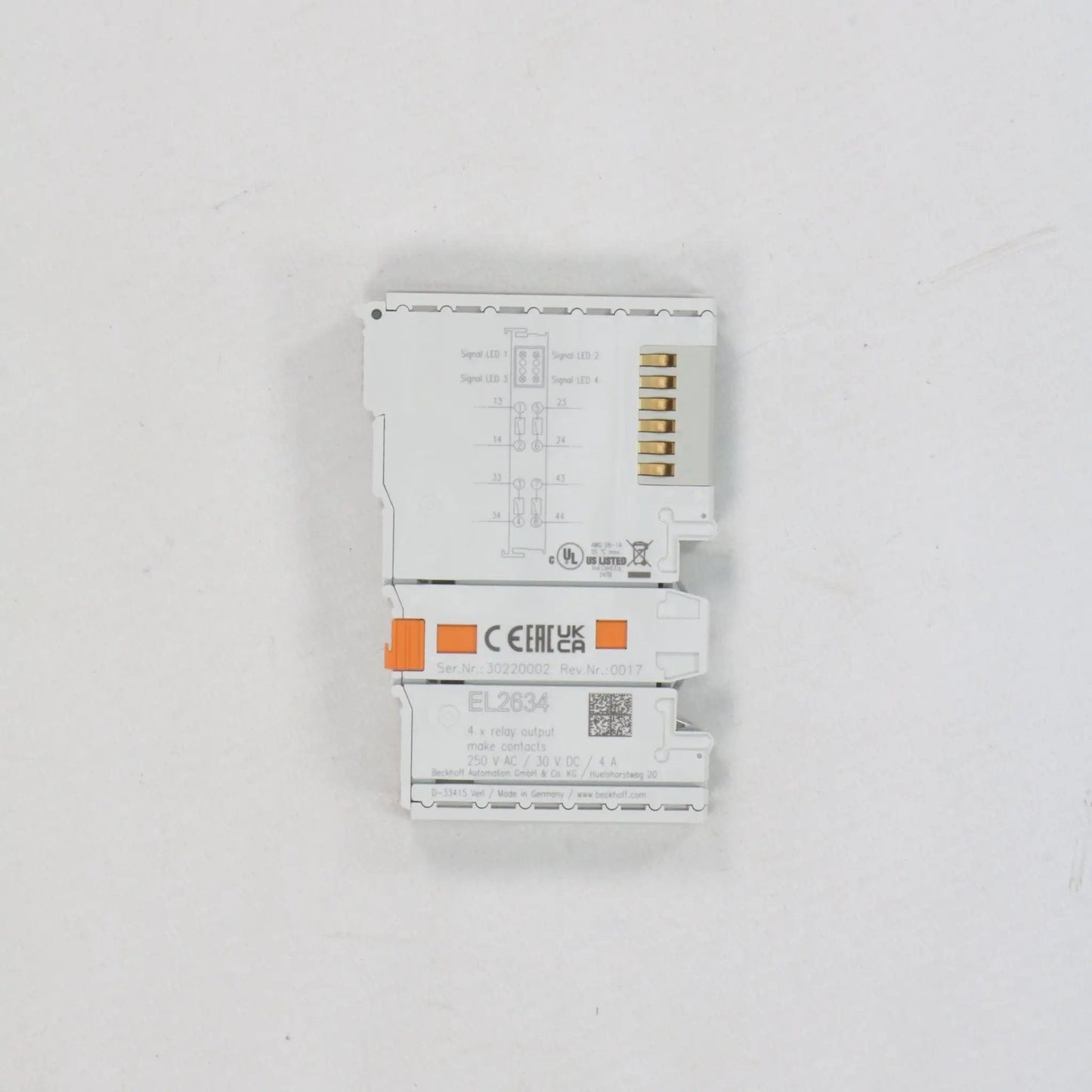 Beckhoff EL2634 EtherCat Terminal