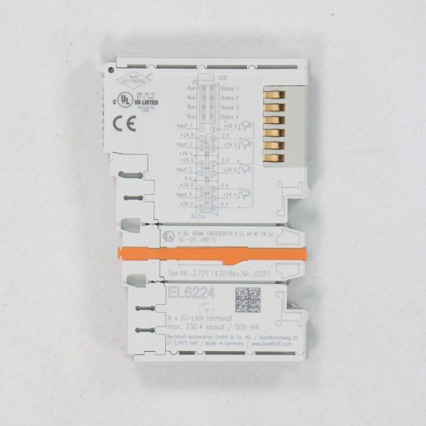 Beckhoff EL6224 EtherCat Terminal