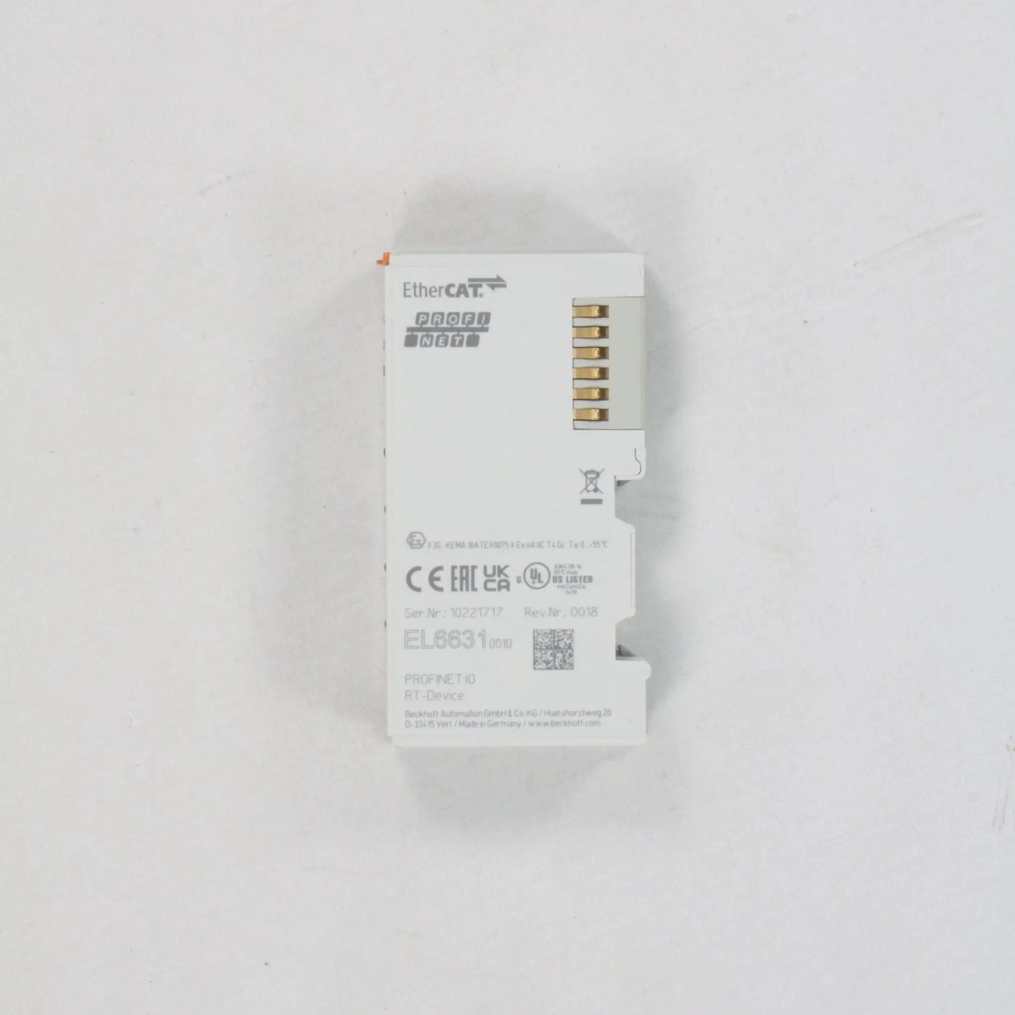 Beckhoff EL6631 EtherCat Terminal