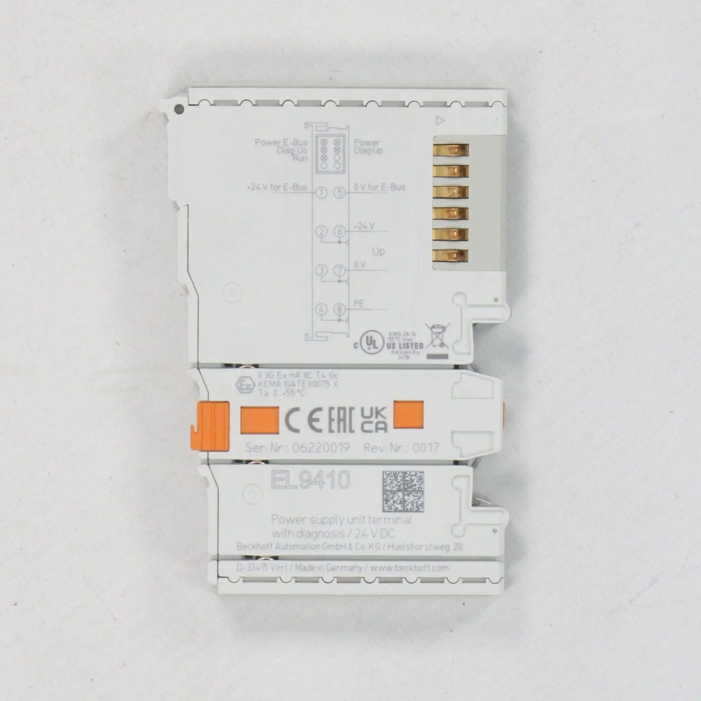 Beckhoff EL9410 EtherCat Terminal