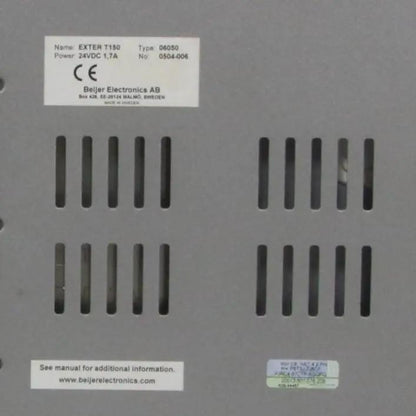 Beijer Exter T150 Touch Screen Display