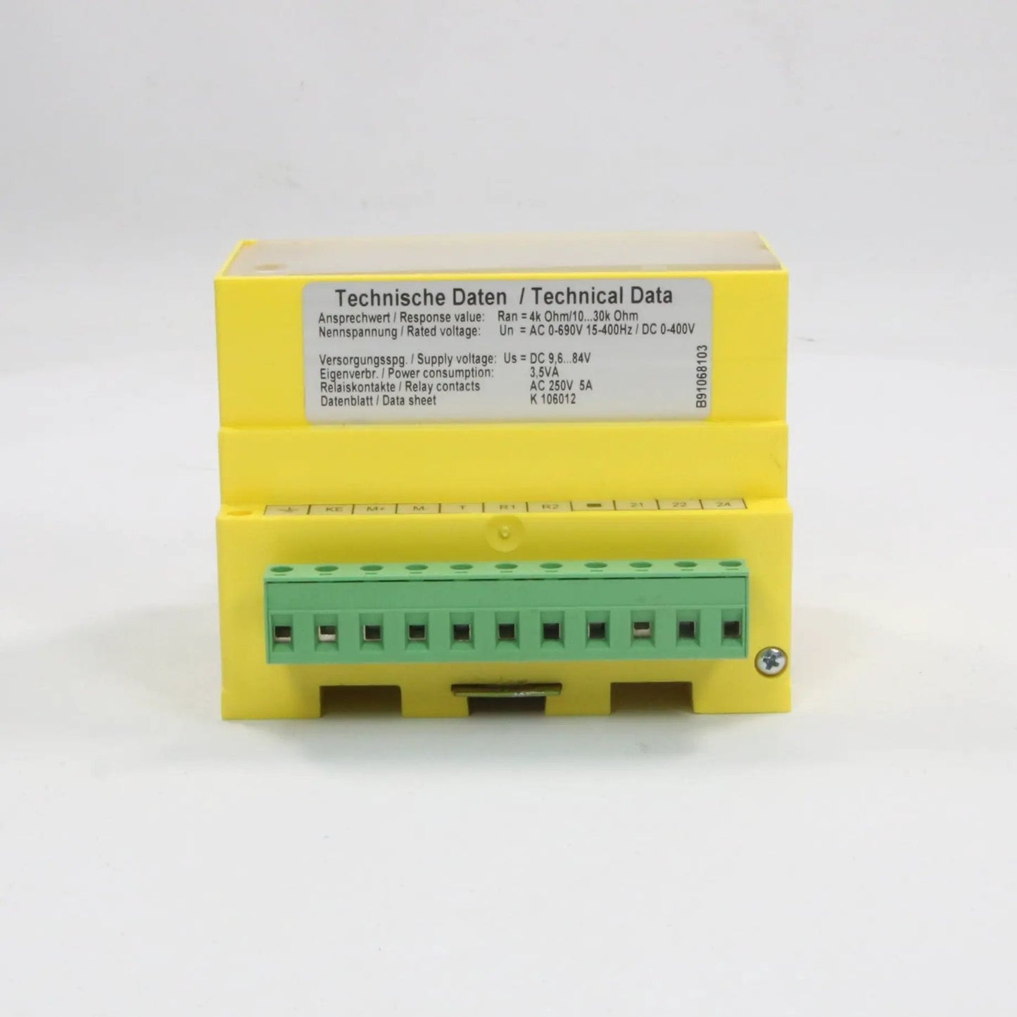 Bender IR474LY 4921 Insulation Monitor