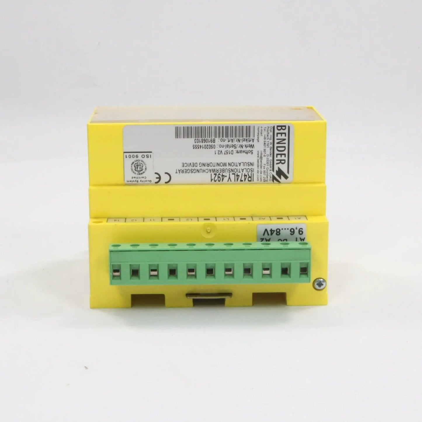 Bender IR474LY 4921 Insulation Monitor