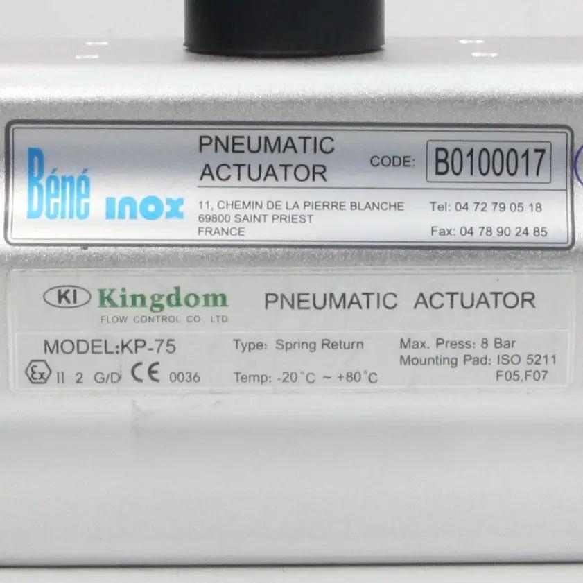 Bene Inox Kingdom KP 75 Pneumatic Actuator
