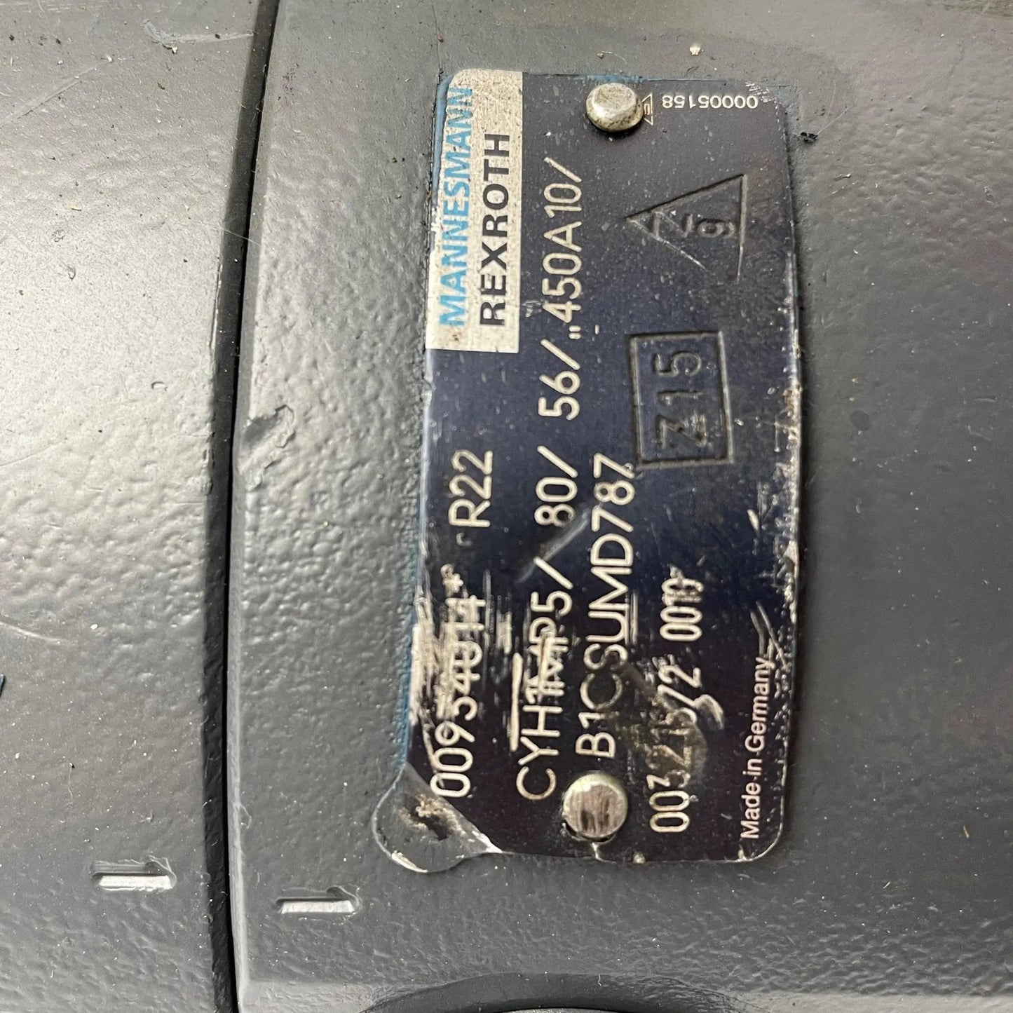 Bosch Rexroth Hydraulic Cylinder Bosch Rexroth CYH1MP5/80/56/