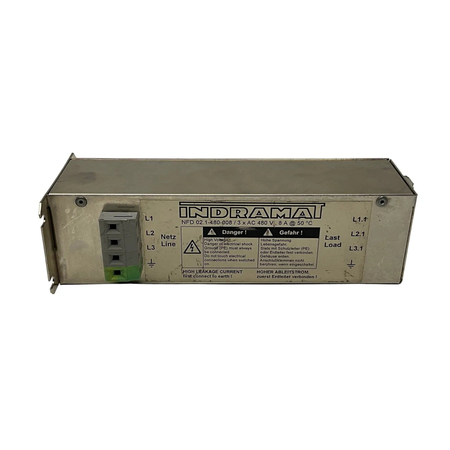 Bosch Rexroth Indramat NFD02.1-480-008 Power Line Filter