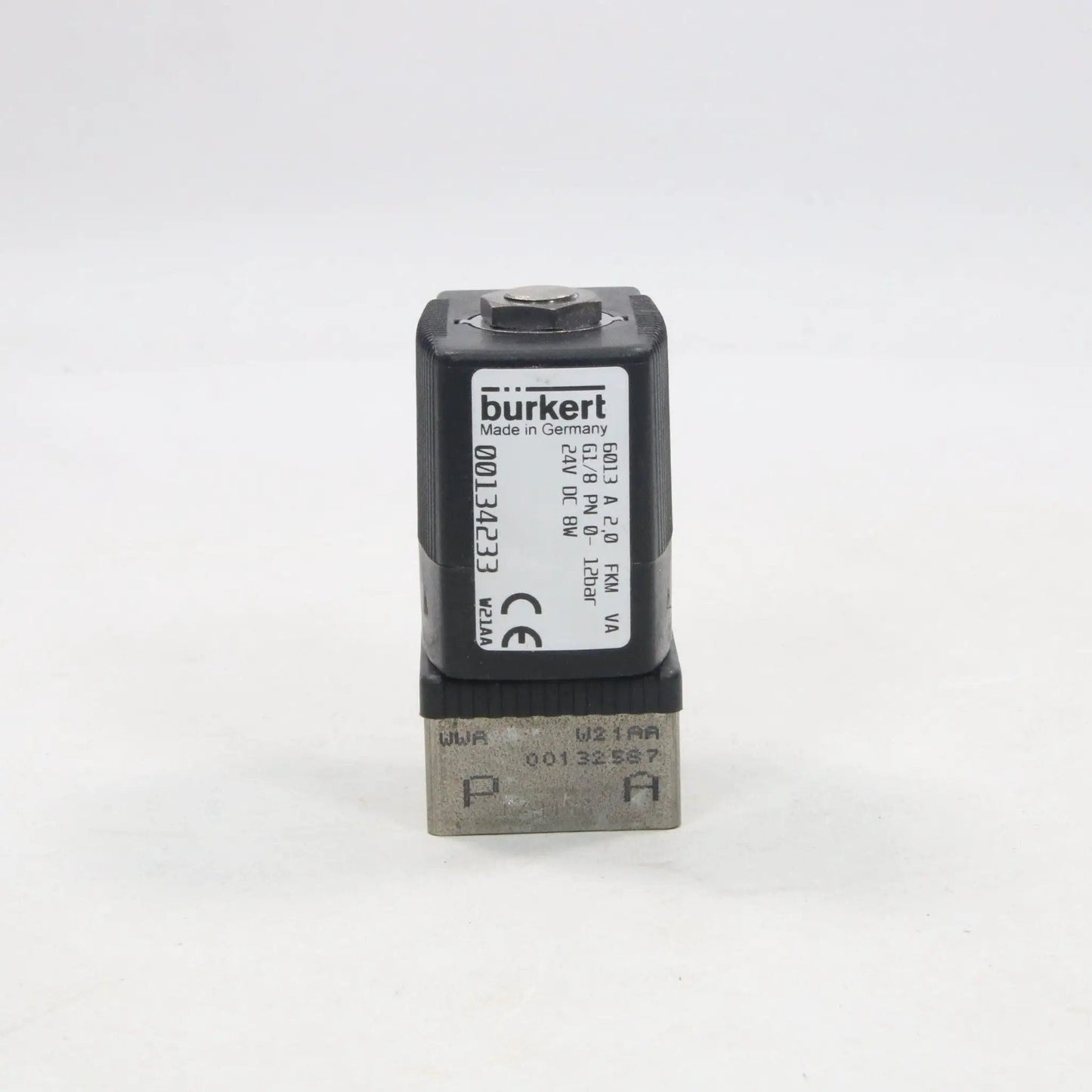 Burkert 6013 134233 Direct Acting 2/2 Way Solenoid Valve