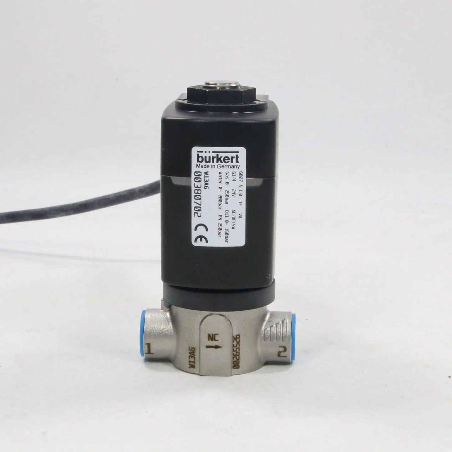 Burkert 6027 2-Way Solenoid Valve 00380702