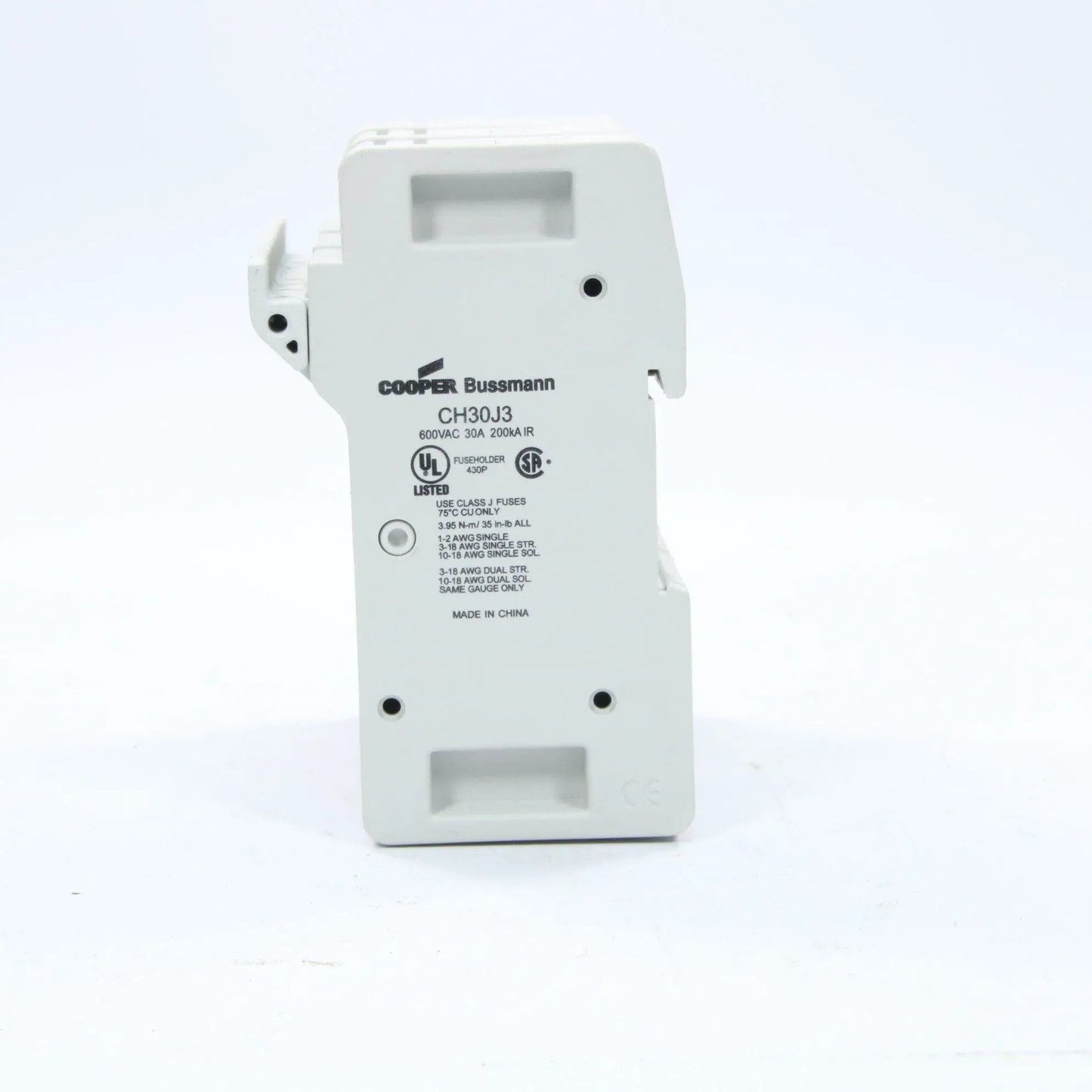 Bussmann CH30J3 EDISON MODULAR FUSE HOLDER
