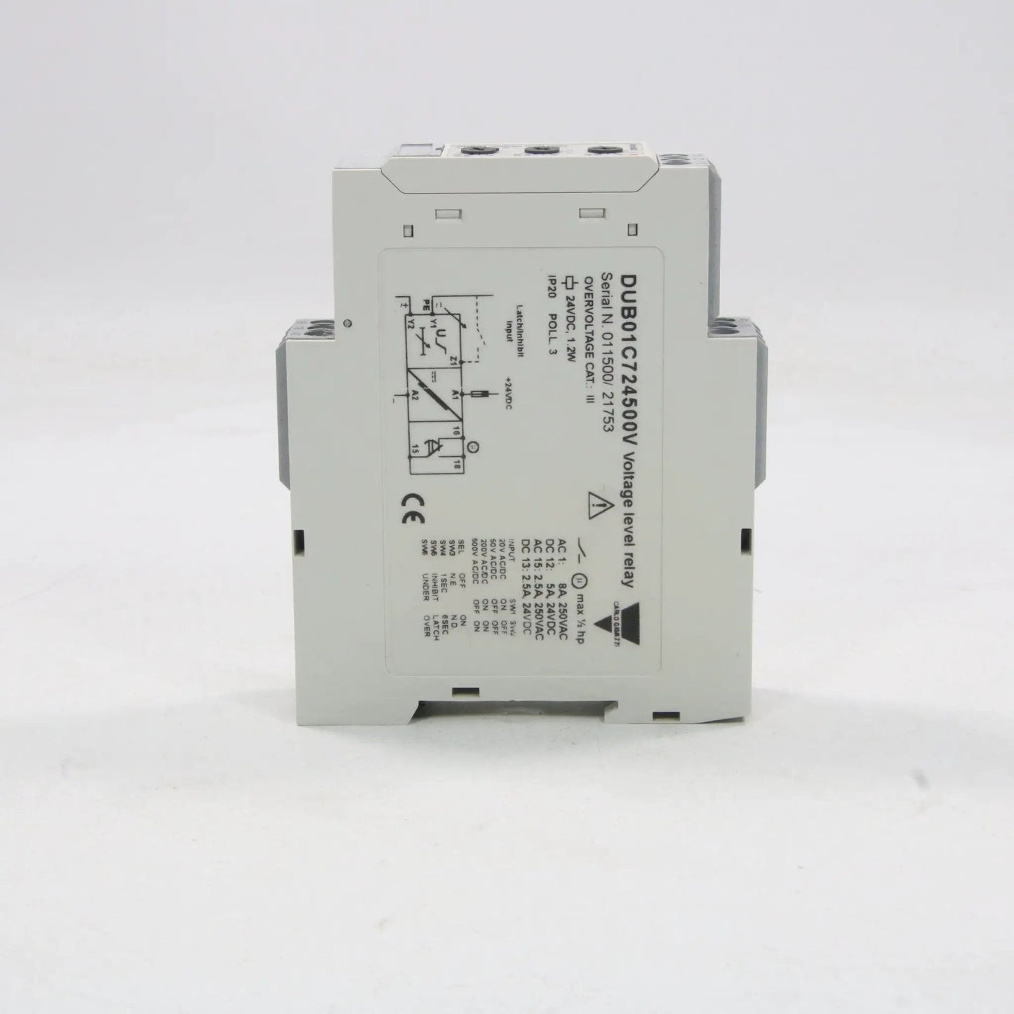 Carlo Gavazzi DUB01C724500V Voltage Level Relay