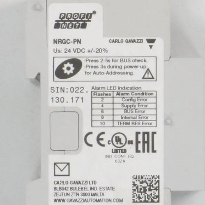 Carlo Gavazzi NRGC PN Solid State Relay