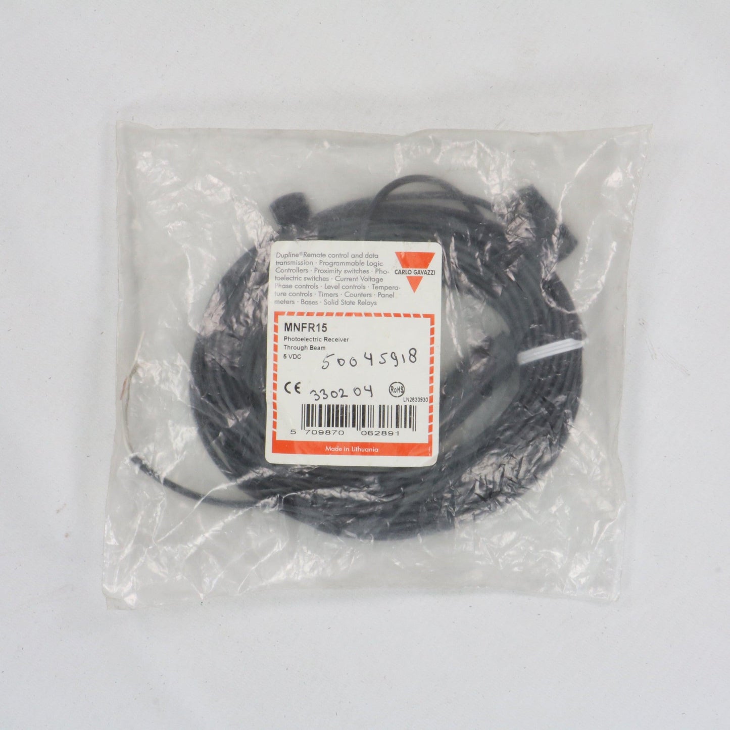 Carlo Gavazzi Photoelectric Receiver Through Beam MNFR15