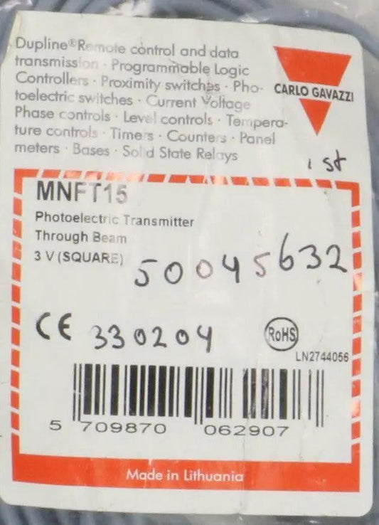 Carlo Gavazzi Photoelectric Transmitter Through Beam MNFT15