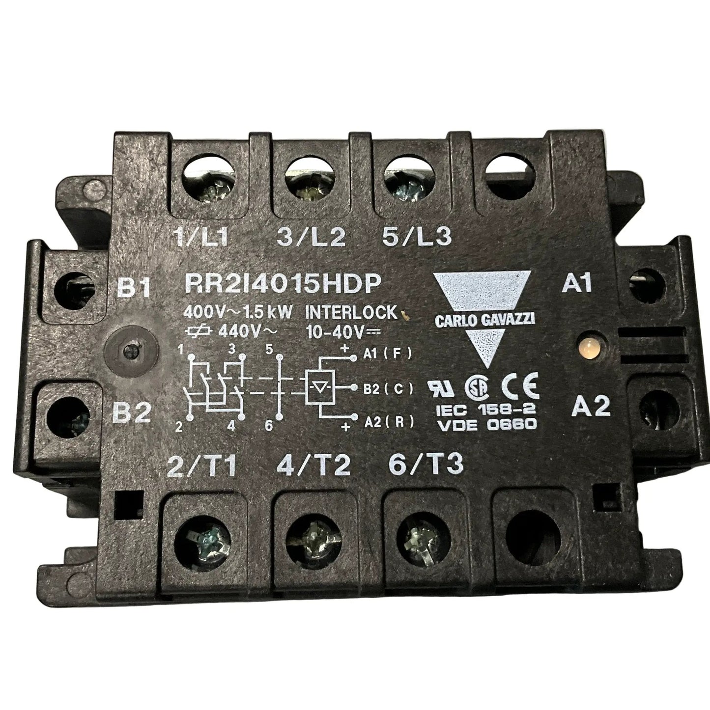 Carlo Gavazzi RR2I4015HDP Solid State 3 Phase Relay