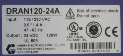Chinfa DRAN120-24A Power Supply