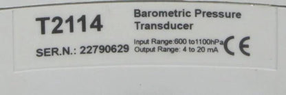 Comet T2114 Barometric Pressure Transducer