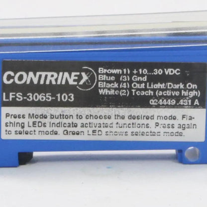 Contrinex LFS 3065 103 Fibre Optic Amplifier