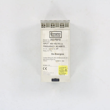 Crompton Protector 252-PSFG De-Energize Relay