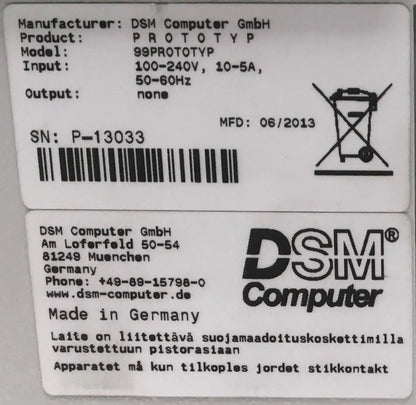 DSM Computer GmbH Infinity Industrial Computer