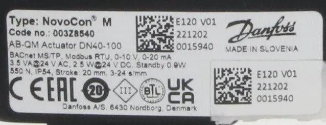 Danfoss 003Z8540 NovoCon M Digital Actuator