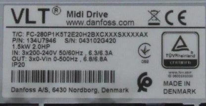 Danfoss 134U7946 Midi Drive Frequency Converter