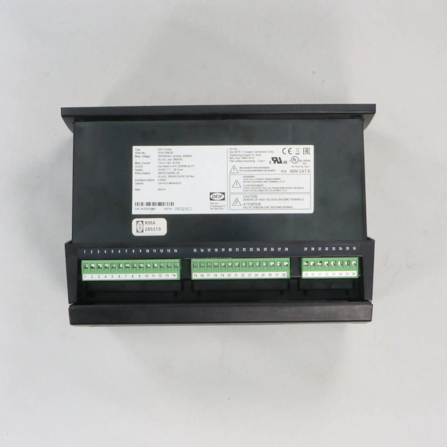 Deif ASC-4 Solar Automatic Sustainable Controller