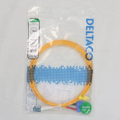 Deltaco 9/125 OS2 Fibre Optic Patch Cable