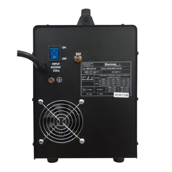 DUALMIG 210 S4 inverter lasapparaat