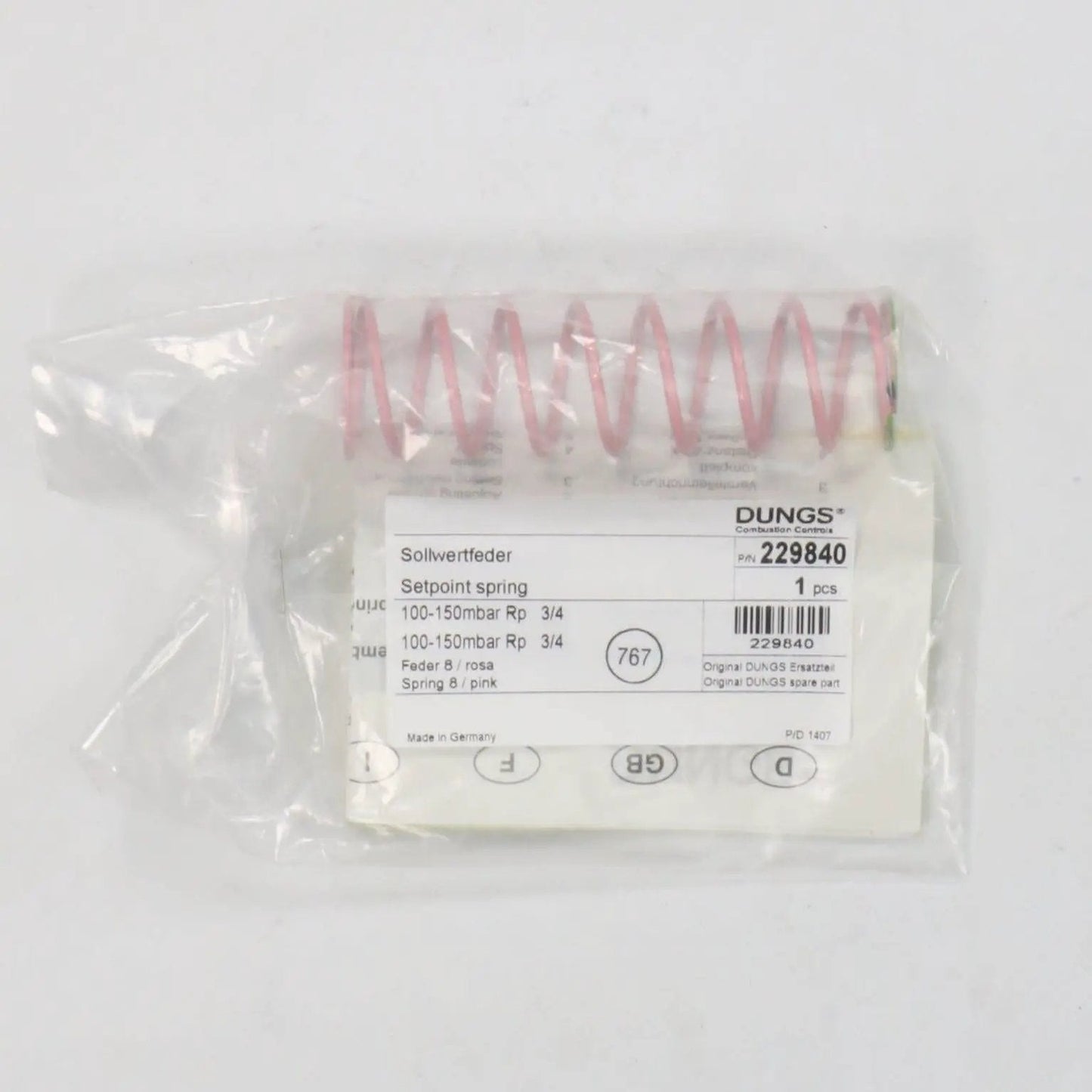 Dungs 229840 Setpoint Spring