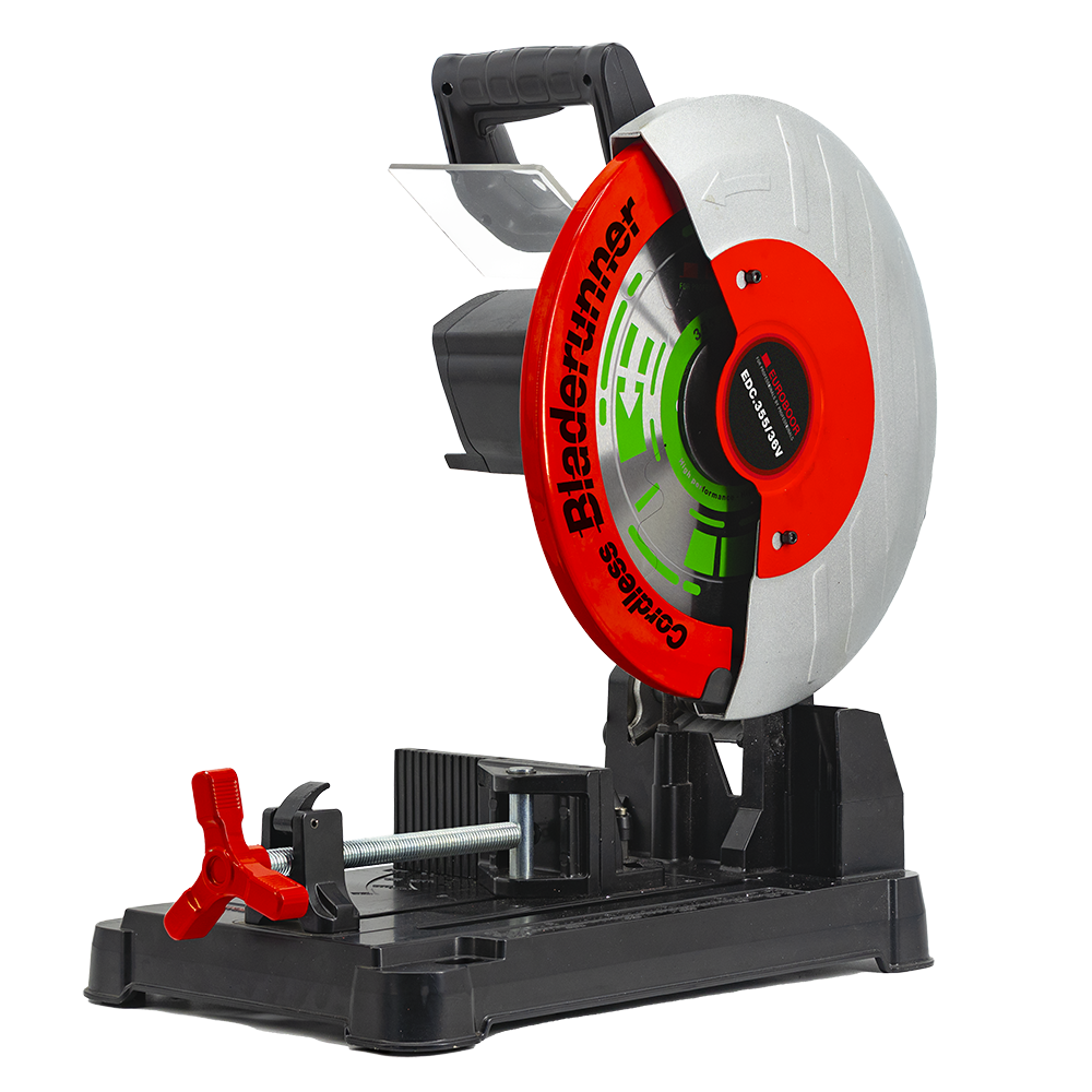 Draadloze afkort zaagmachine, 355 mm.