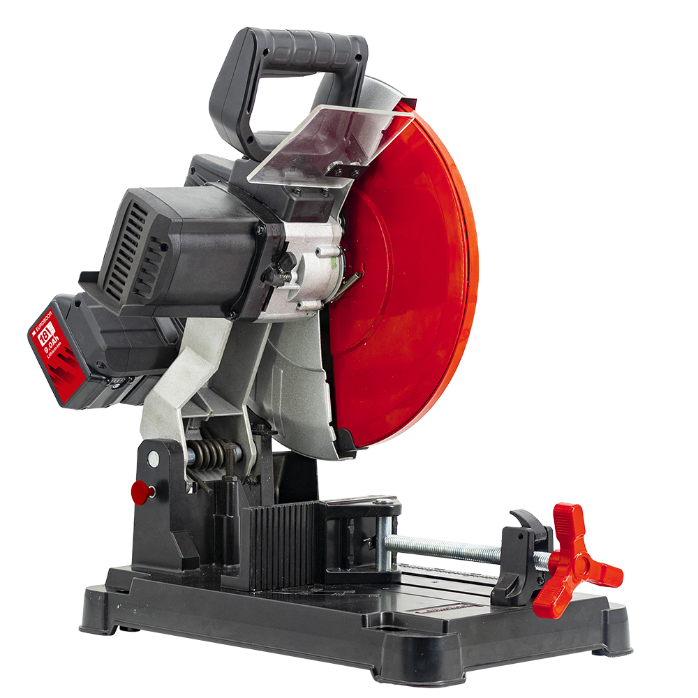 Draadloze afkort zaagmachine, 355 mm.