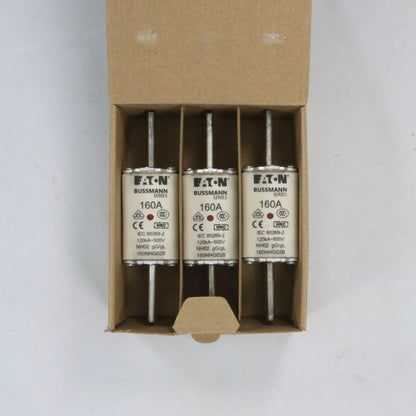 Eaton Bussmann 160NHG02B Fuse x 3