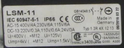 Eaton Limit Switch LSM-11