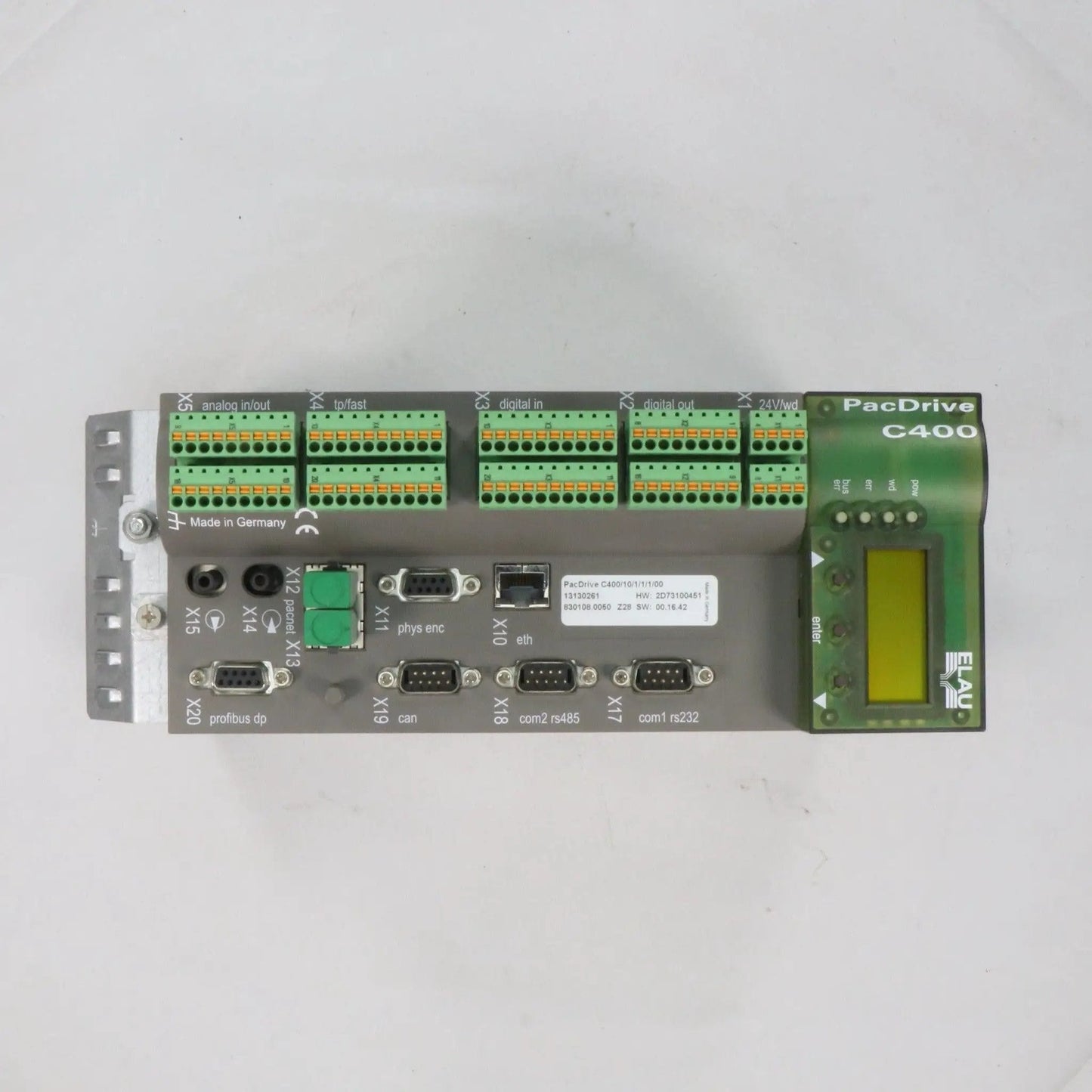 Elau Pacdrive C400/10/1/1/1/00 Servo Drive